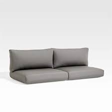 Abaco Graphite Sunbrella Sofa Cushions
