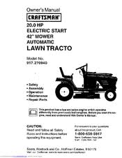 Looking for a lawn mower? Craftsman 917 Manuals Manualslib