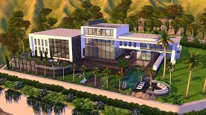 mod the sims celebrity modern mansion
