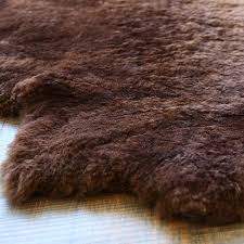 natural australian uncut sheepskin rug