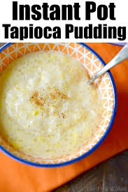 large pearl instant pot tapioca pudding