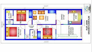 20x50 House Plan With Car Parking