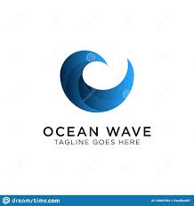 Ocean Wave Logo Concept Creative Minimal Design Template