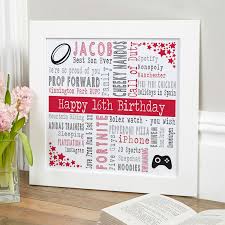 Celebrate her sweet 16 in style when you browse our collection of personalized 16th birthday gifts. Personalised 16th Birthday Presents For Boys Chatterbox Walls