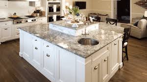 white cabinets and gray countertops