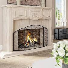 Panel Foldable Fireplace Screen