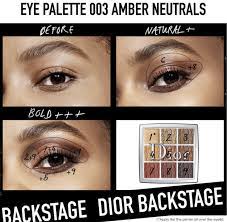 dior backse eyeshadow palette 003