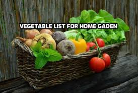 Garden Vegetable List A Complete