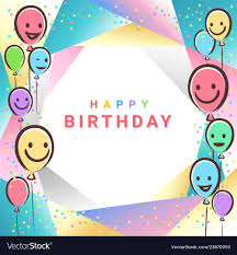 Colorful Birthday Design Banner Background For