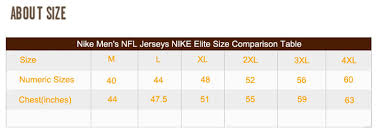 Size Chart Cheap Nfl Jerseys Buy Nfl Jerseys Online From