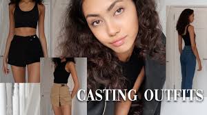 modelling casting outfit ideas try on