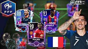 Fifa mobile 21 (s5) guide, tips tricks & players list. Epic Full France Squad Builder In Fifa Mobile 21 Fifa Mobile Squad Builder Fifa Mobile 21 Youtube
