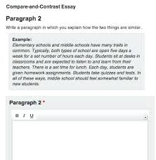 Essay Contrast And Comparison Examples Resume Skills Leadership