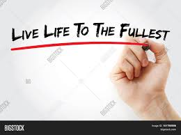 Ultimately, we only have one life to live. Hand Writing Live Life Image Photo Free Trial Bigstock