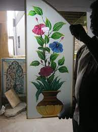 Flower Glass Painting Designs