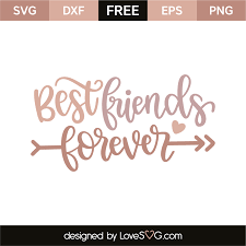 best friends forever lovesvg com