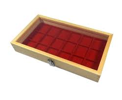 natural wood glass top lid red 50 space