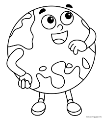 All science coloring pages including this planet earth coloring page can be downloaded and printed. Happy Earth Day Coloring Pages Printable