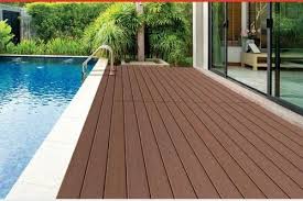 wpc decking wooden planks for swimming