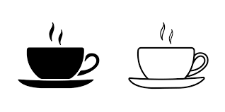 coffee cup vector art icons and