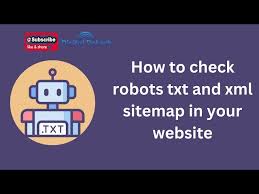 how to check robots txt and xml sitemap