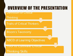 The expected result was     Now what was the test   Creative and     Pinterest Overview of Workshop Definition of Critical Thinking