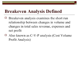 Breakeven Analysis 0