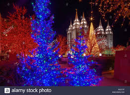 Christmas Lights At The Salt Lake Temple Salt Lake City