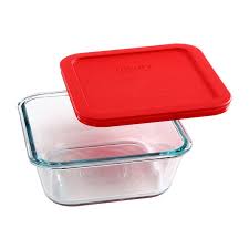 Square Glass Food Storage Container