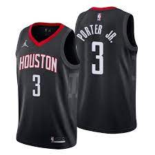 Careers donning a different team's jersey. Rockets 3 Kevin Porter Jr Swingman Black Jersey
