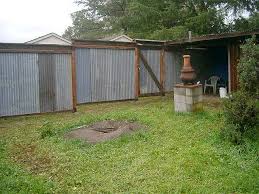 All Recycled Corrugated Metal Fence