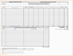 Business Monthly Expenses Spreadsheet Expense Report Template For