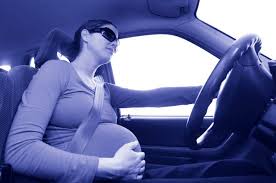 stop driving while pregnant