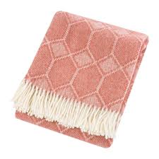 pink throw blanket 100 wool pink