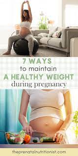 lose weight during pregnancy