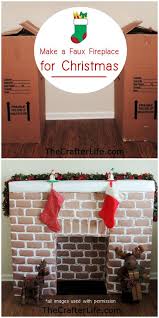 Diy Faux Fireplace Mantle Made From