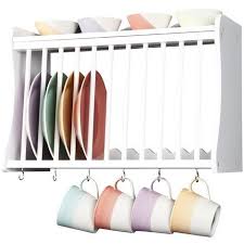 Minack Wooden Kitchen Plate Rack In