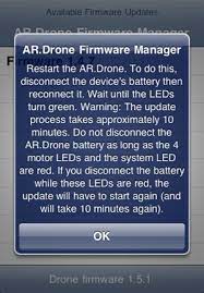 firmware manager for ar drone on the