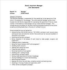 12 Assistant Manager Job Description Templates Free