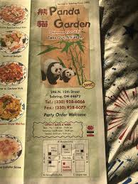 panda garden menu picture of panda
