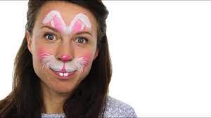 easy easter bunny face paint tutorial