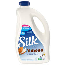 silk vanilla almond milk unsweet