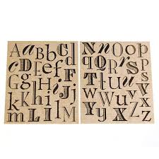 Fancy Alphabet Letters Paper Stickers 3 4 Inch 54 Count