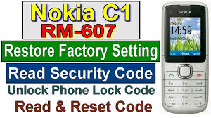 Turn on the phone without any sim card 2. How To Read Nokia C1 Rm 607 Security Code Phone Lock Code Read Reset Nokia C1 Nokia Coding
