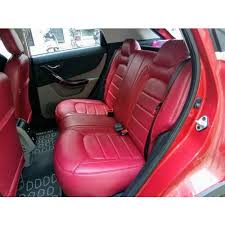 Leatherite Red Car Seat Cover