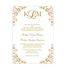 Blush Pink And Gold Printable Wedding Invitation Template Kaitlyn