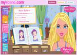 barbie my scene beauty studio game for