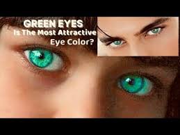 green eyes is the most attractive eye