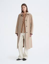 Woven Trench Duster Coat In 2023