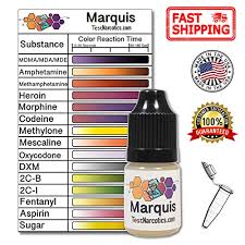 Test Narcotics Marquis Reagent Drug Testing Kit 7ml Bottle For Up To 140 Individual Tests Mdma Molly Ecstasy And More